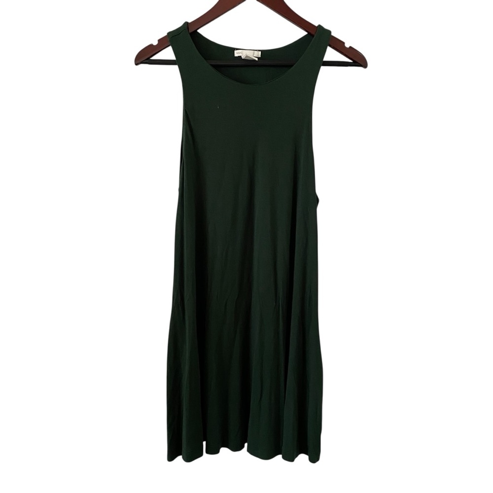 H&M Basic Green Sleeveless Tank Dress Size Small